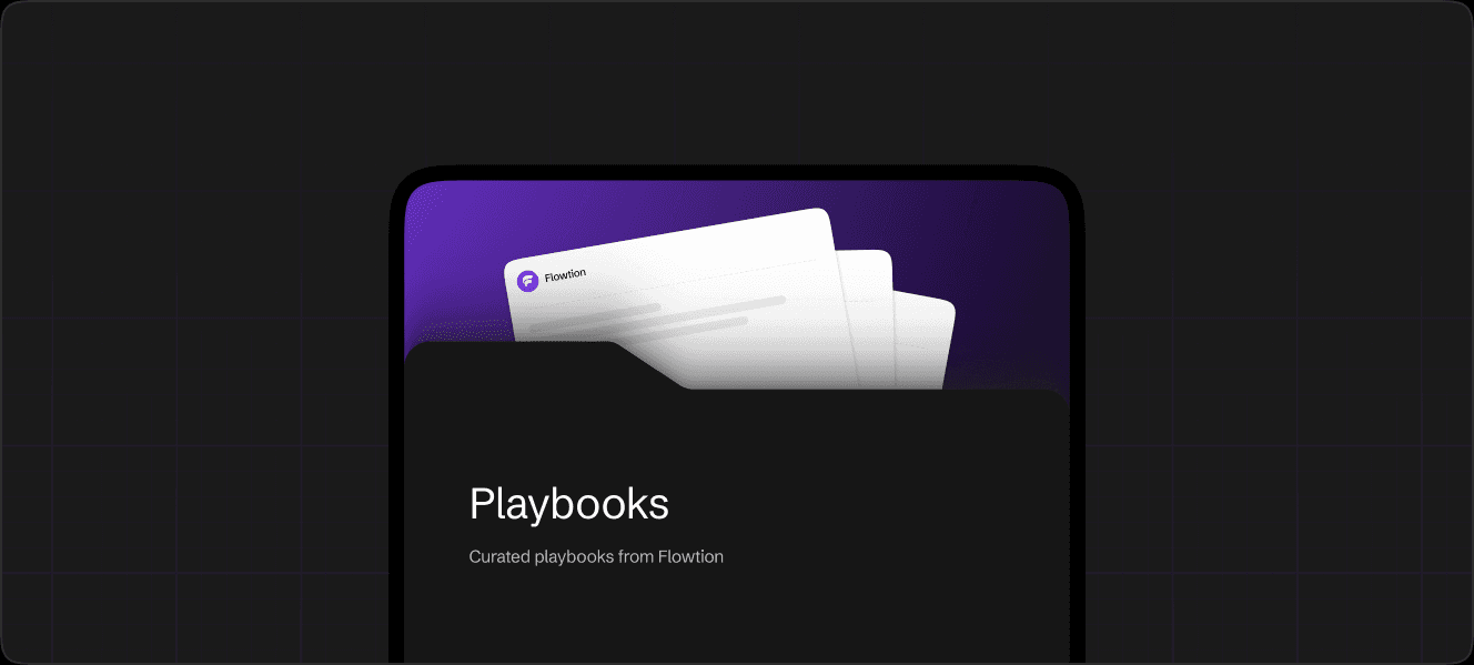 Flowtion Playbooks